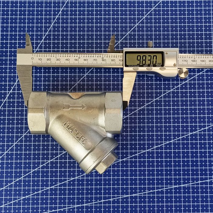 Фільтр сітчастий муфтовий нержавіючий AISI 304 DN 32 (1 1/4")