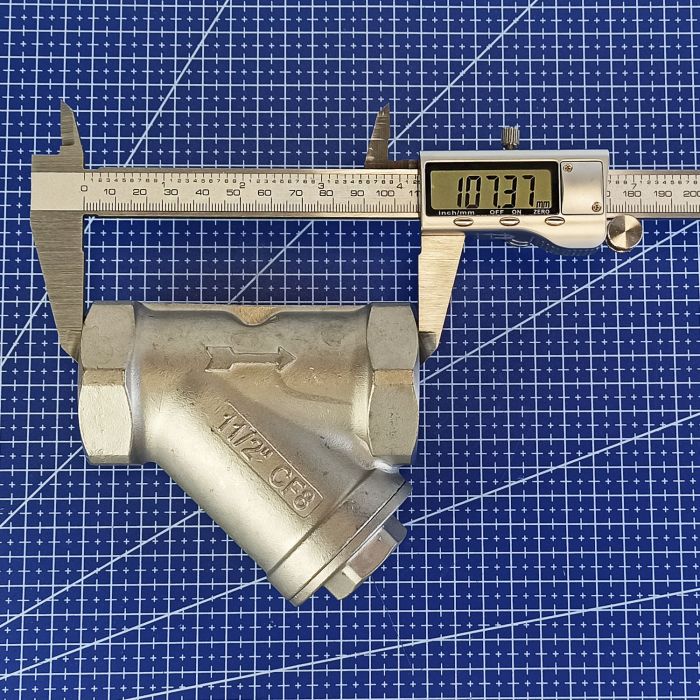 Фільтр сітчастий муфтовий нержавіючий AISI 304 DN 40 (1 1/2")