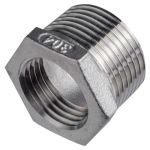 Футорка з нержавіючої сталі AISI 304 DN 15x20 (1/2"x3/4")