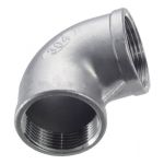 Коліно 90 градусів із нержавіючої сталі AISI 304 DN 10 (3/8")