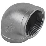 Коліно 90 градусів із нержавіючої сталі AISI 304 DN 15 (1/2")