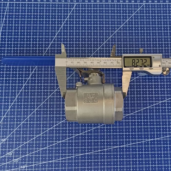 Кран кульовий нержавіючий муфтовий Armaval ВВ DN 32 (1 1/4")