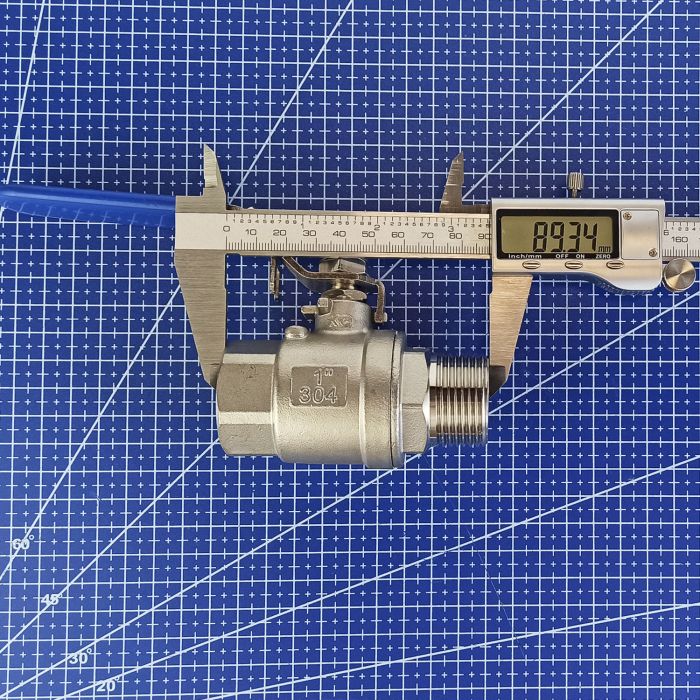 Кран кульовий нержавіючий муфтовий Armaval ВЗ DN 25 (1")
