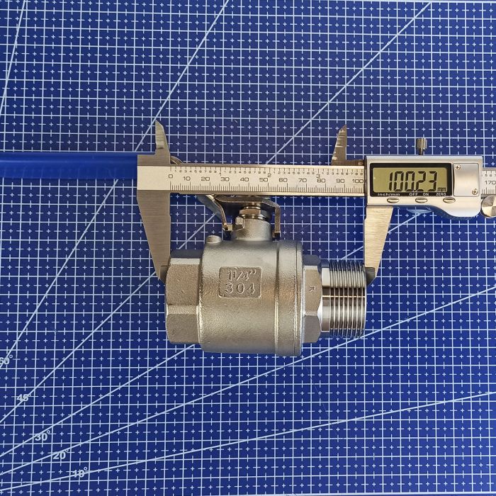 Кран кульовий нержавіючий муфтовий Armaval ВЗ DN 32 (1 1/4")