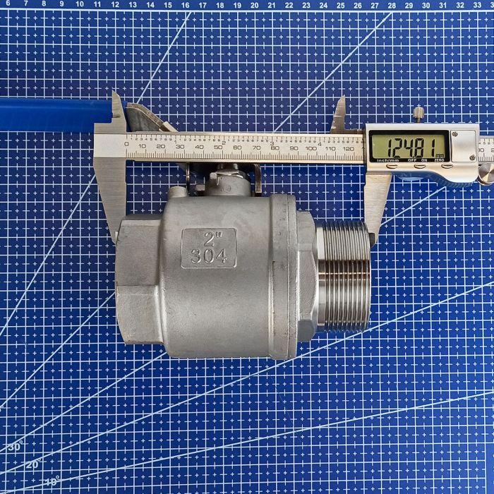 Кран кульовий нержавіючий муфтовий Armaval ВЗ DN 50 (2")