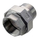 Муфта американка нержавіюча AISI 304 з зовнішньою різьбою DN 15 (1/2")
