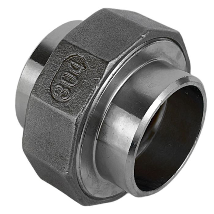 Муфта американка нержавіюча AISI 304 під приварювання DN 40