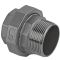 Муфта американка нержавіюча AISI 304 з В-З наріззю DN 15 (1/2") і прокладкою PTFE