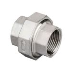 Муфта американка нержавіюча AISI 304 з внутрішньою різьбою DN 15 (1/2") і прокладкою PTFE