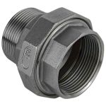 Муфта американка нержавіюча AISI 304 з зовнішньою різьбою DN 10 (3/8")