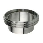 Штуцер різьбовий для муфти молочної DIN AISI 304 DN 15 (18x1,5)