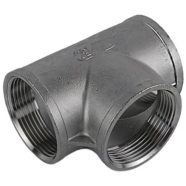 Трійник нержавіючий різьбовий AISI 304 DN 8 (1/4")