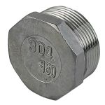 Заглушка нержавіюча AISI 304 із зовнішньою різьбою DN 32 (1 1/4")